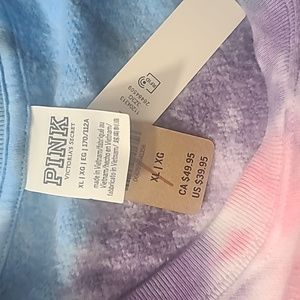 PINK Victoria’s Secret tie dye sweater. XL